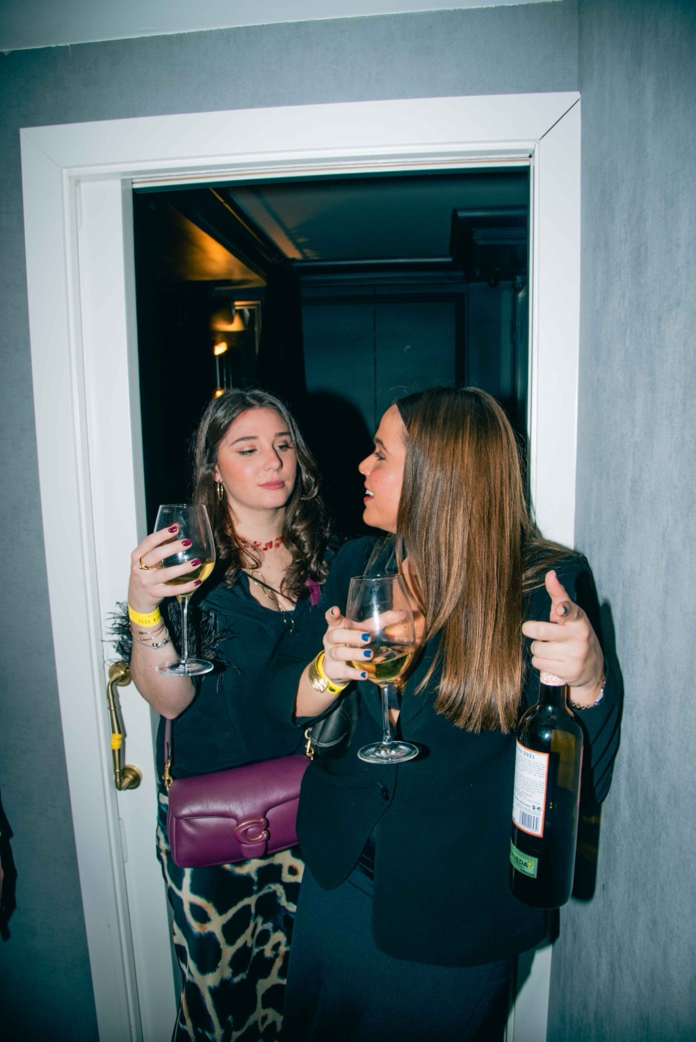 Members with bottle service at a MAD Members night