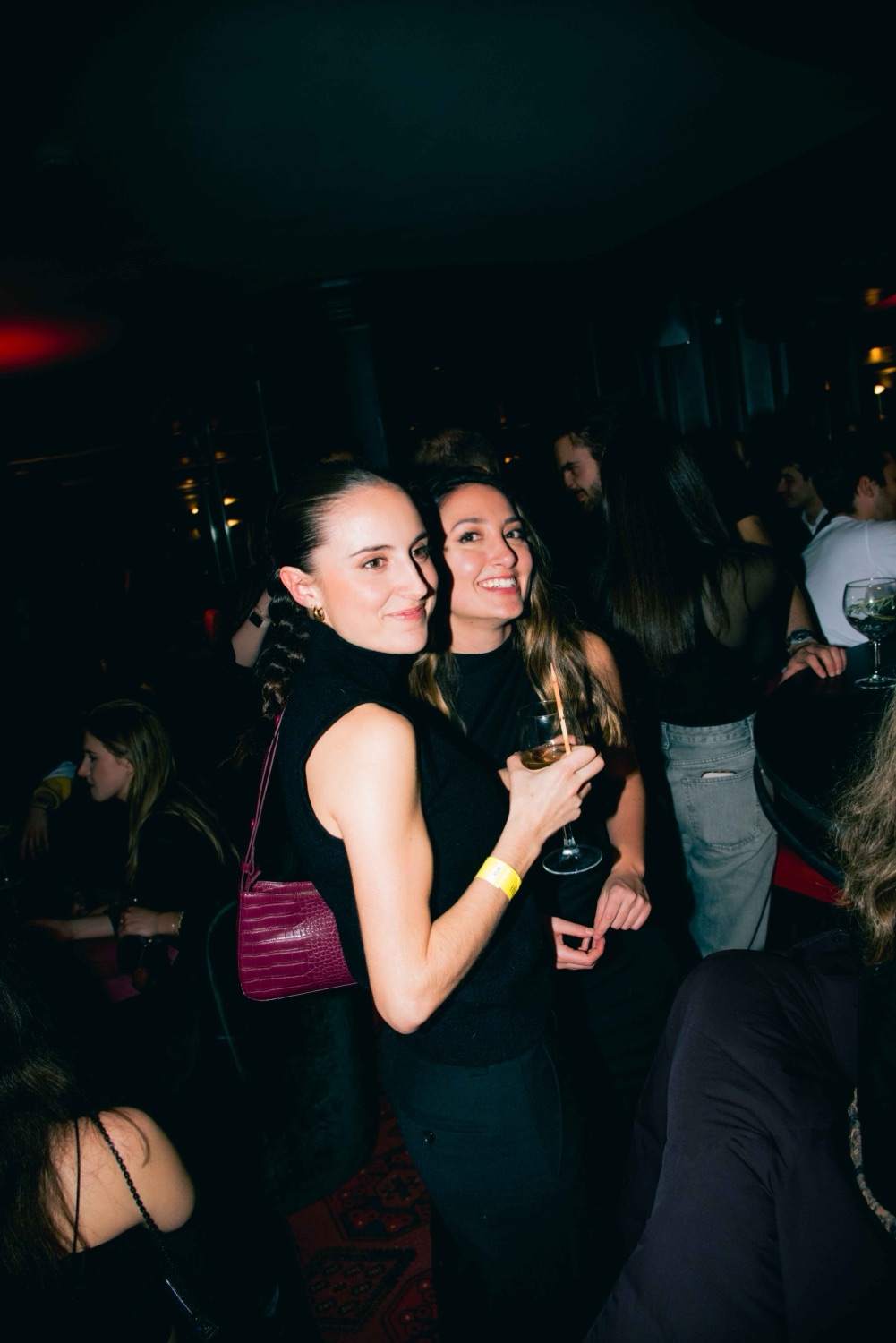 Members on the dancefloor